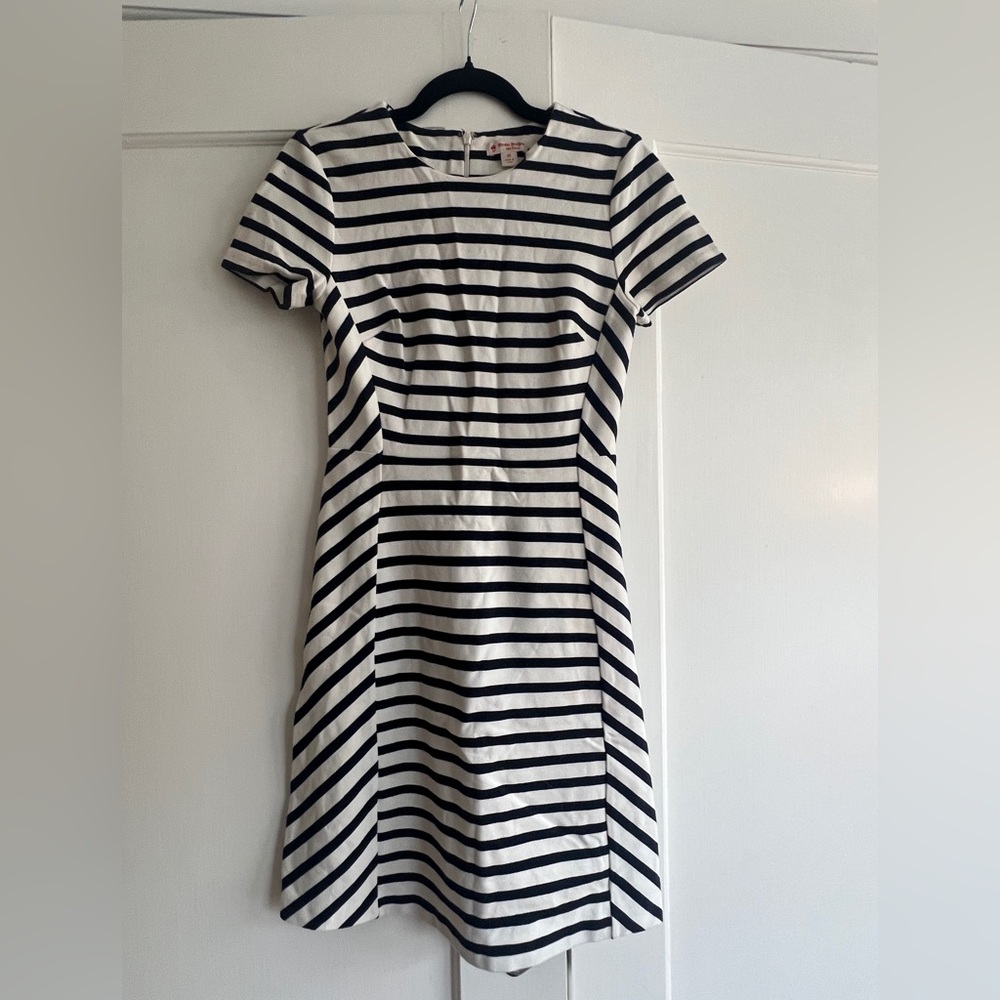 Brooks Brothers Black and White Striped Dress - Like New